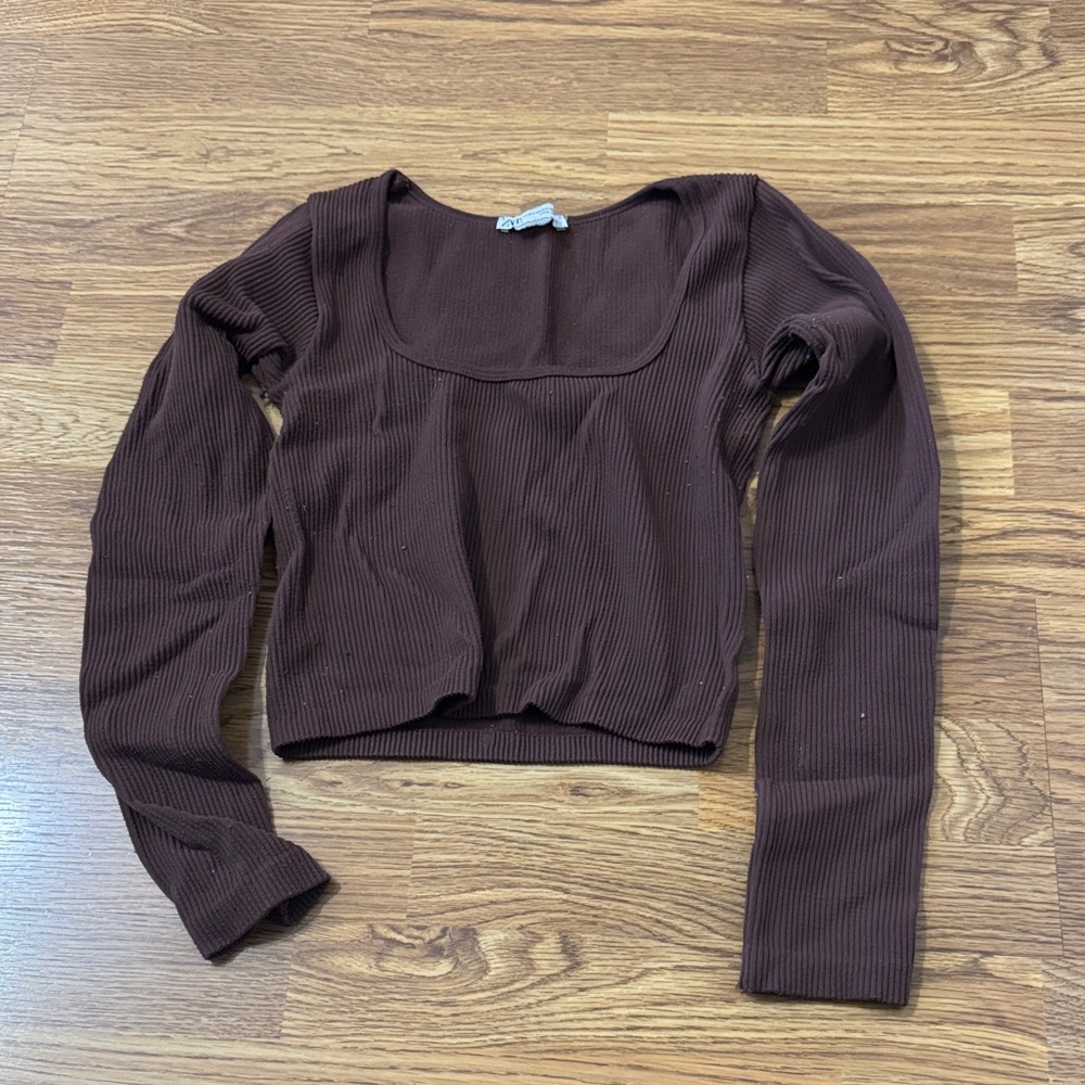 Brown Zara Shirt
